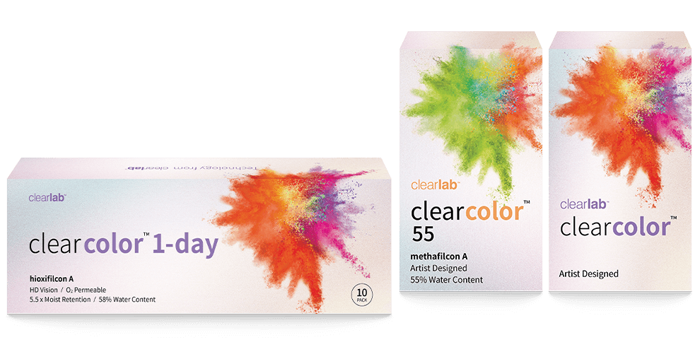 Clearcolor™ - Dòng kính áp tròng màu